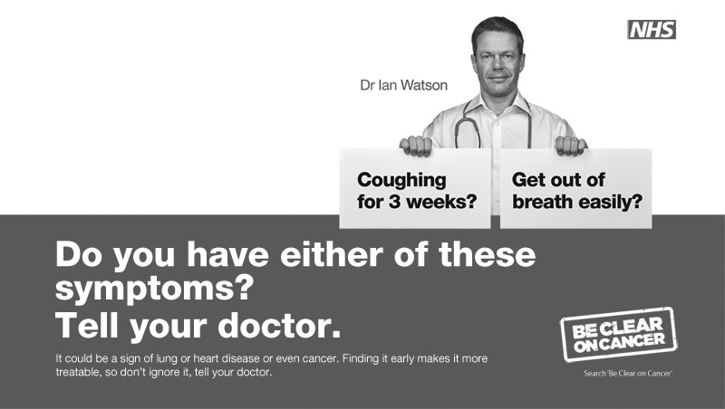 Are you either coughing for 3 weeks or getting out of breath easily? Tell your doctor, it could be a sign of lung or heart disease or even cancer.
